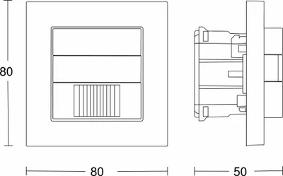 Produktbild von STEINEL Bewegungsmelder IR 180 COM1 WS 029944