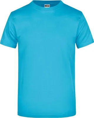 Produktbild von James & Nicholson T-Shirt Round-T Heavy türkis Größe M