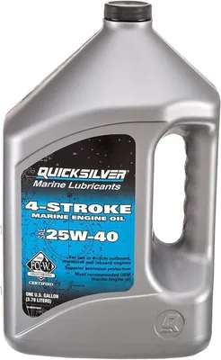Obrázek produktu pro Quicksilver 4-Stroke Marine Engine Oil SAE 25W-40 4 L Lodní motorový olej