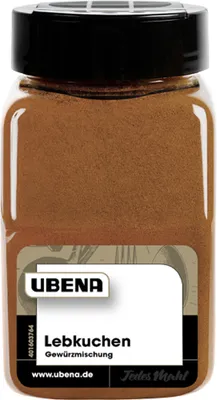 Image de Ubena mélange d'épices pour pain d'épices saupoudré refermable 220g