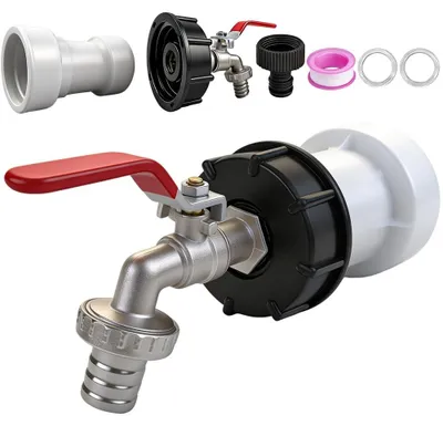 Immagine prodotto di Solidchoice - Rubinetto di scarico per serbatoio d'acqua da 1000 litri