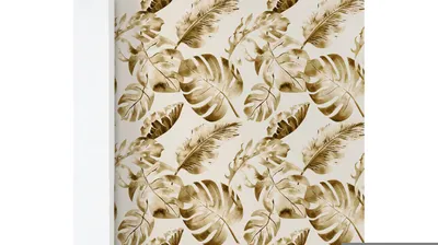 Produktbild von Coloray Fototapete 152x104 cm Latextapete Magicstick - Goldene Blätter Palmenblattblumen