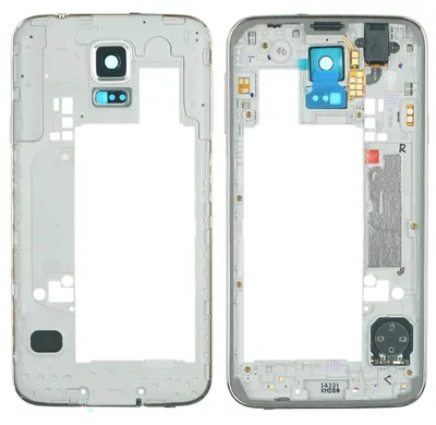 Produktbild von Samsung Galaxy S5 SM-G900F Mittelgehäuse, Rahmen silber