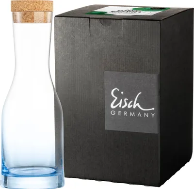 Produktbild von Eisch Karaffe 840/0.85 blau ND im Geschenkkarton CARAFE NO DROP 30184009