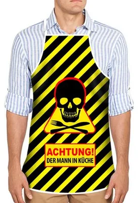 Imagen del producto de Delantal de Cocina para Hombre, Versión Alemana