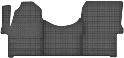 Obrázek produktu pro Gumové vaničkové autokoberce pro: Mercedes-Benz / Volkswagen Sprinter II / Crafter I 2006-2019 / 2006-2016 – 3 ks, černá, na míru