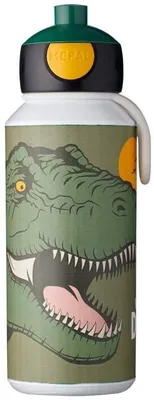 Image de Mepal, lot de 4 gourdes Pop-Up Campus 400 ml - Dino 107410065381