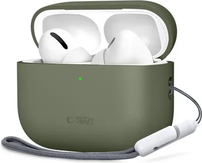 Immagine prodotto di Custodia in silicone Tech-Protect compatibile con AirPods Pro 3 Verde