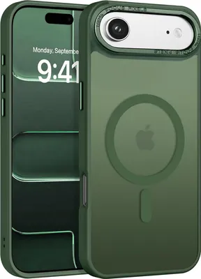 Immagine prodotto di Custodia per iPhone Air Case MagSafe compatibile con il telaio della fotocamera in metallo Custodia a magnete Protezione per i bordi in TPU
