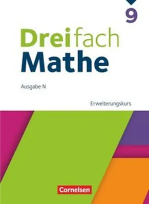Obrázok produktu pre Dreifach Mathe 9. Schuljahr. Erweiterungskurs - Schulbuch mit digitalen Hilfen, Erklärfilmen und Wortvertonungen