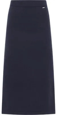 Produktbild von Damen A-Linien-Rock, Blau, Größe M/L, mit elastischem Rippbund