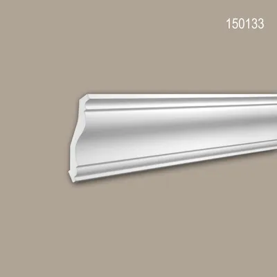 Produktbild von PROFHOME 150133 Eckleiste aus Polyurethan Deckenleiste Stuckleiste 2 m