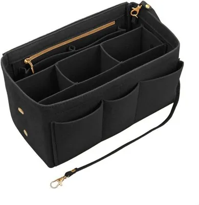 Productafbeelding van Felt organizer voor handtassen – grote capaciteit – meerdere compartimenten – geschikt voor tote bags