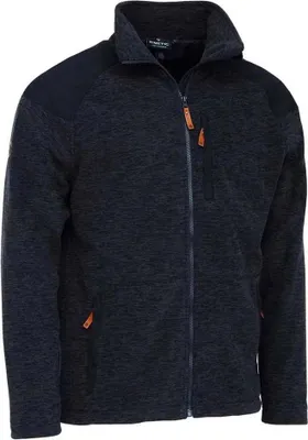 Productafbeelding van Kinetic Quest Wind Stop Fleecejas met doorlopende rits, blauw, heren, maat L
