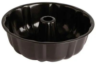 Savarinform 26 x 8 cm, antihaftbeschichtet, schwarz, 2,86 cm