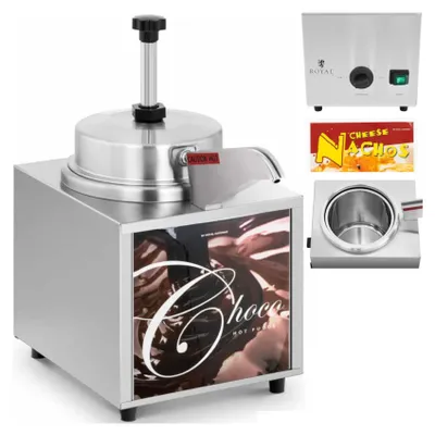 Zdjęcie produktu dla Podgrzewacz Elektryczny Do Sosów Czekolady Z Dozownikiem 4.5 L 500 W