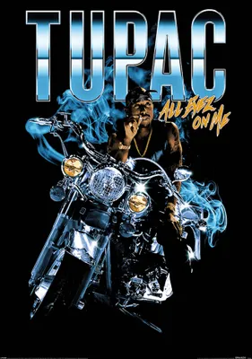Produktbild von 2pac Poster All Eyez Motorcycle