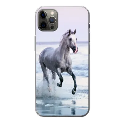 Produktbild von MuchoWow® Handyhülle Schutzhülle Hülle für iPhone 13 Pro Max Pferde - Luft - Meer Silikon Softcase Handy Hülle - Mobiltelefon