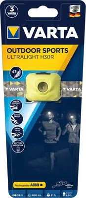 Produktbild von Varta Outdoor Sports Ultralight H30R lime, wiederaufladbar
