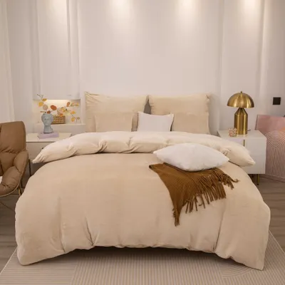 Zdjęcie produktu dla Pościel Cozy Taupe 220X200 Ciepła Gruba Milutka Misio Na Zimę