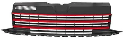 Kühlergrill Sportgrill Grill mit Streben Rot für VW T6 Bus Transporter 2015-2019 – Produktansicht