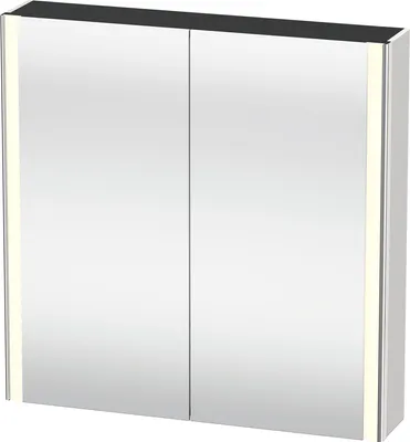 Image de Duravit XSquare armoire de toilette avec éclairage LED, 800x800x155mm, XS7112036360000