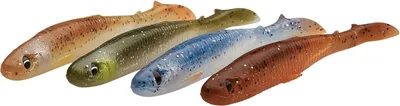 Obrázek produktu pro Savage Gear Slender Scoop Shad Smelt-Green Silver-Plotice-Motor Oil UV 11 cm 7 g Gumová nástraha