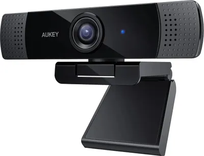 Produktbild von AUKEY Webcam 1080 Dual Mic PC-LM1E black, USB 2.0