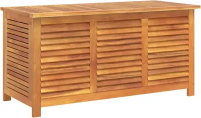 Produktbild von vidaXL Gartenbox mit Lüftungsschlitzen 113x50x56 cm Massivholz Akazie