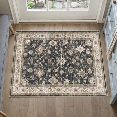 Produktbild von Fußmatte waschbar, 60 x 90 cm, schwarz, für den Eingangsbereich