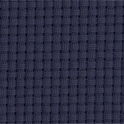 Obrázok produktu pre Olympus vyšívacia látka Javacross fine na krížikový steh, Aida 11ct, tmavomodrá, 90x50cm, 5500/1007, bavlna, vyrobené v Japonsku