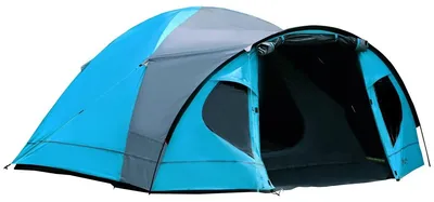 Produktbild von Zelt Campingzelt Kuppelzelt - 3-4 Personen - Mit Vorzelt - 4000 mm wasserdicht - Gazetür - Verdunkelnd