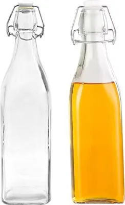 Produktbild von 0,5 L Flasche mit Bügelverschluss Milchflasche Weinflasche Likörflasche