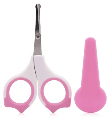Produktbild von Lorelli Baby Nagelschere Schutzkappe gebogen, Edelstahl, Babyschere, Nagelpflege