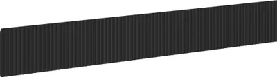 Obrázek produktu pro Mexen Rivel čelní panel rýhovaný pro korpus koupelnové skříňky 140 x 20 cm, černý mat - 91A20-1400-235-1-71