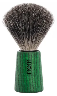 Immagine prodotto di Spazzola da barba con setole di pelo di Tejon grigio e manico in legno