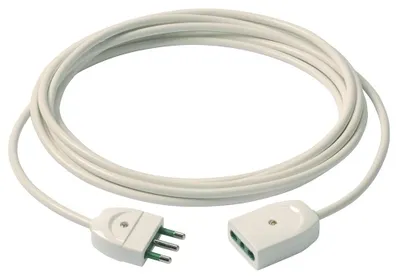 Productafbeelding van VIMAR 0P32387.B Verlengkabel 3G1 - 5 m - Wit - 5 m