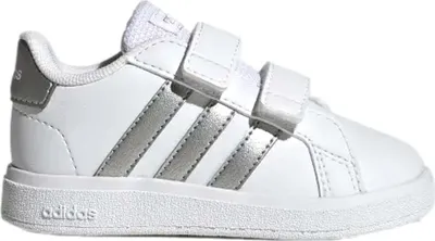 Produktbild von adidas Grand Court 2.0 Cloud White Matte Silver (TD) - EU 21
