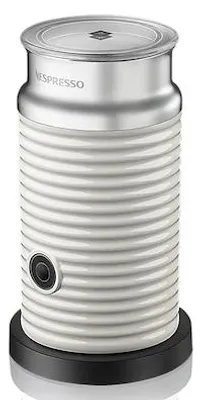 Produktbild von Nespresso 3694-EU-WH, Handheld electric milk frother, Weiß, Edelstahl, 120 ml, 240 ml, Heiß & Kalt