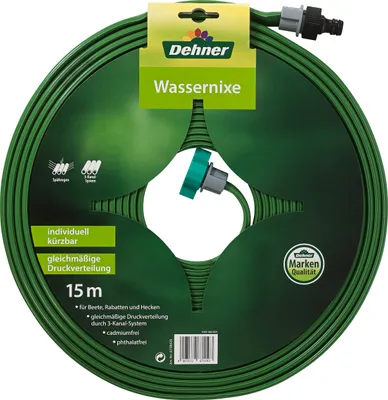 Produktbild von Dehner Bewässerungsschlauch Wassernixe, Länge 15 m, grün
