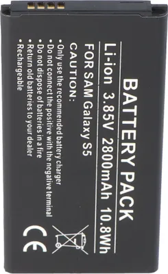 Produktbild von Samsung Galaxy S5 Akku als Nachbauaku von AccuCell mit 2800mAh