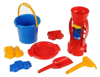 Produktbild von Theo Klein 2001, Sandspielzeug-Set, Blau, Rot, Gelb