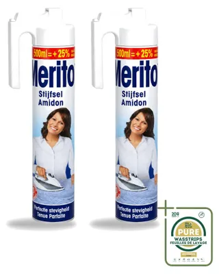 Productafbeelding van 2 x Merito strikspray - 500 ml - Voordeelverpakking - 2 stuks