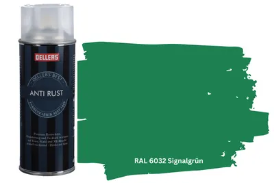Produktbild von OELLERS AntiRust 3in1, 400ml, RAL 6032 Signalgrün, Metallschutzlack, Rostschutzlack, Grundierung und Deckanstrich, Schutzschicht für alle Metallarten