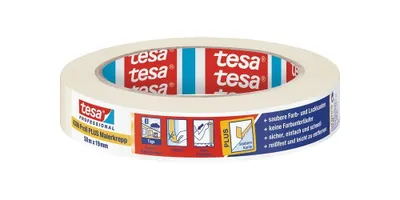 Productafbeelding van tesa 4306 Profi Plus, verfmaskeertape, 19 mm x 50 m