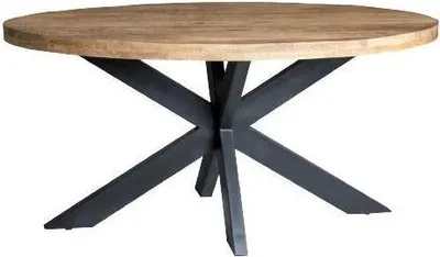 Productafbeelding van Livingfurn Eetkamertafel Rocky Ovaal 160cm