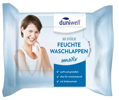 Zdjęcie produktu dla Wilgotne chusteczki czyszczące Duniwell 30 szt