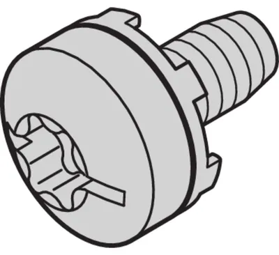 Produktbild von SCHROFF M6 Taptite Schraube 50ST
