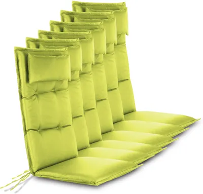 Produktbild von Aspero 6 Premium Hochlehner Stuhlauflagen
