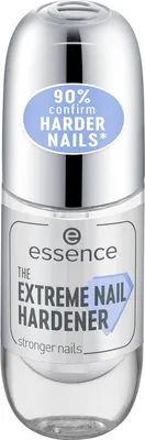 Produktbild von Essence THE EXTREME NAIL HARDENER, Nagelhärter, Unisex, 8 ml, Verstärkung, Transparent, Pinsel
